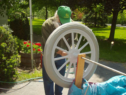 Painting wheel
